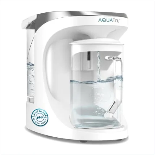 AquaTru Glass Carafe Alkaline countertop reverse osmosis water purifier