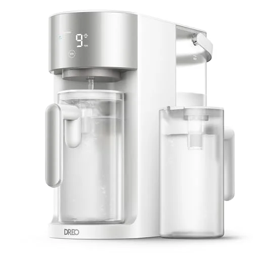 DREO countertop reverse osmosis water filter with two 5-liter autofill pitchers